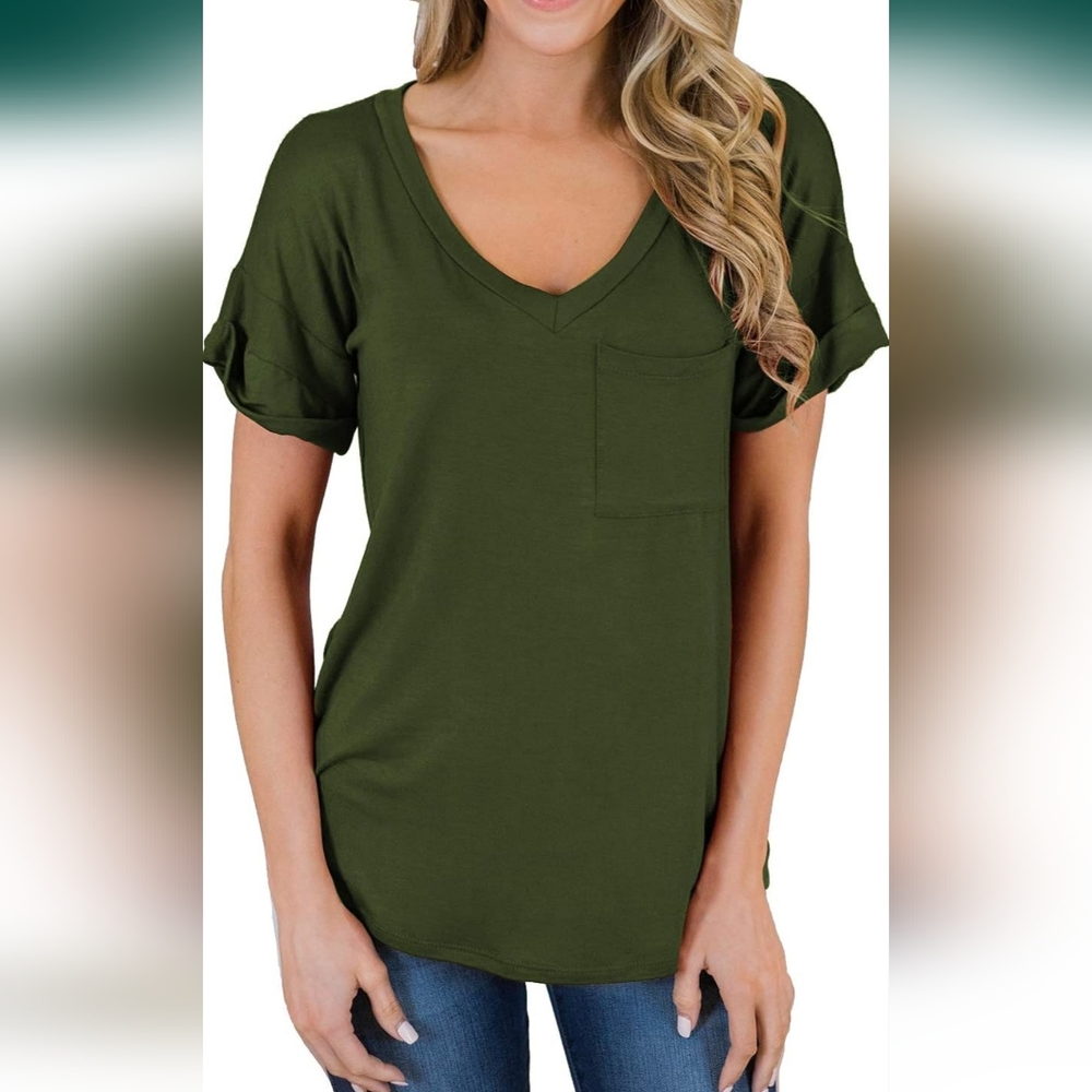 NWT Olive Green Top